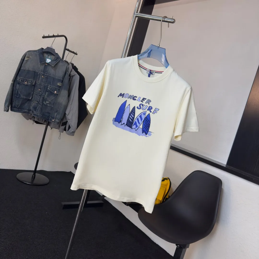 P80💰《Moncler~ 》2026New Arrival Quality T , Versatile Quality ！ ‼ 32 250G ‼ ， ， ， ， T 🤪 Sizes：S-M-L-XL-2XL ：Black，White， Same Style